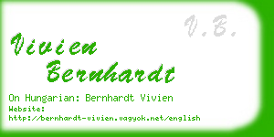 vivien bernhardt business card